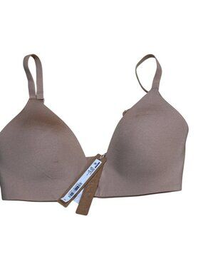 NWT Skims Wireless Foam T Shirt Bra 32C Clay Beige MSRP $50